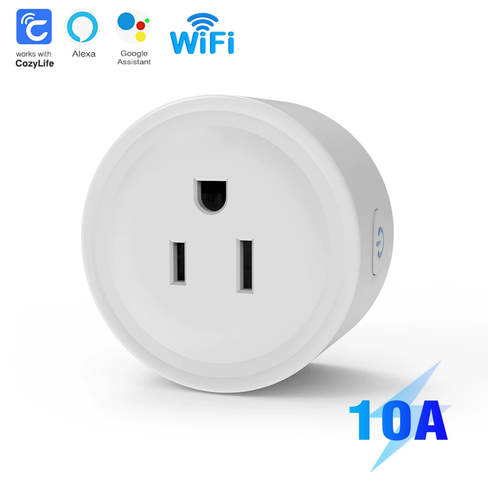 Американская умная Wi‑Fi розетка Cozylife с удалённым управлением, голосовое управление Alexa, таймер и обратный отсчёт
