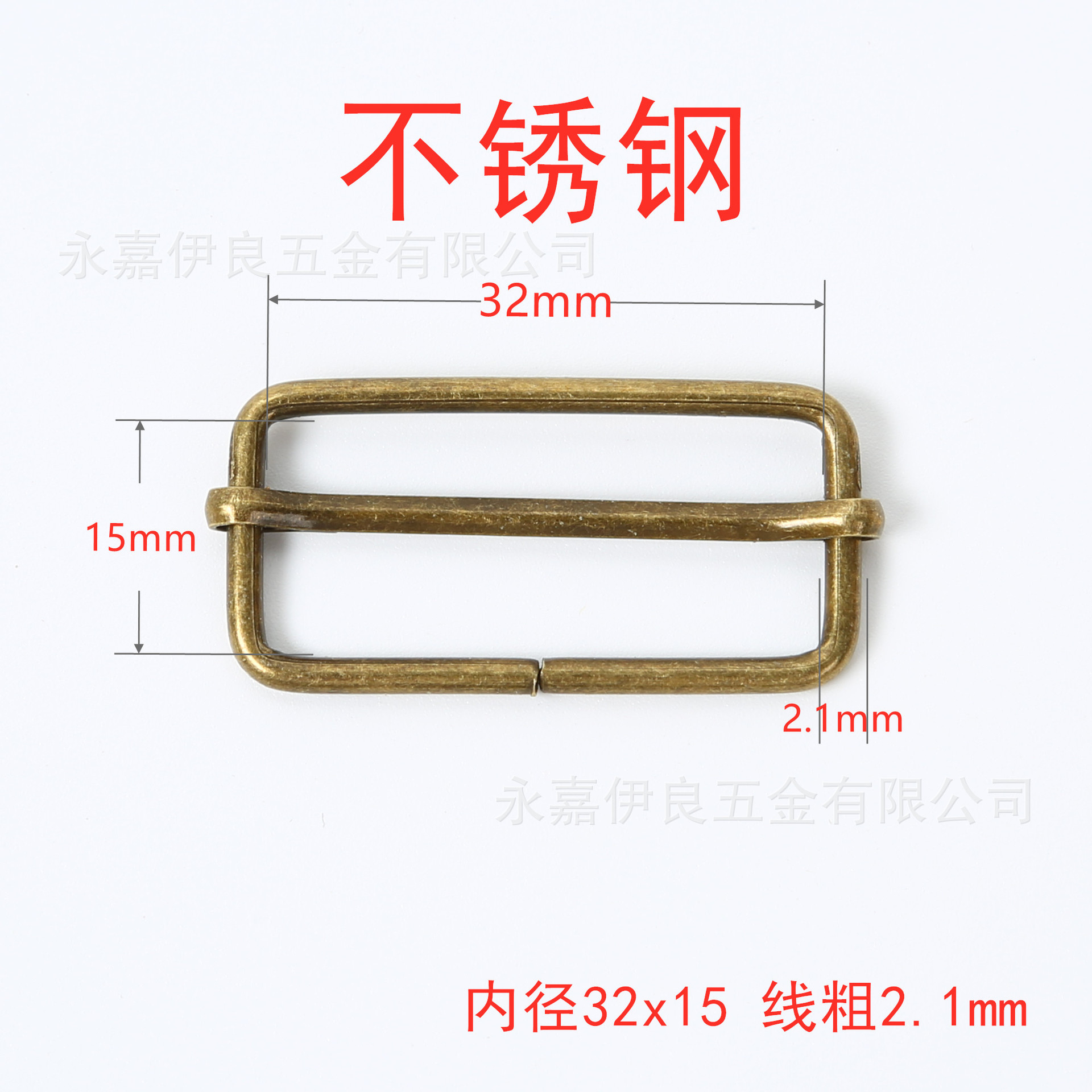 Venta directa de fábrica de hebillas metálicas en forma de D en stock, hebillas ajustables de acero inoxidable, nuevas hebillas de tracción, hebillas de tres niveles de cobre, hebillas de alambre de hierro. image 137