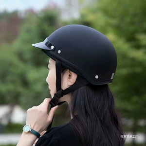 Motorcycle Electric Vehicle Riding Helmet Four Seasons Sunshade Harley Half Helmet