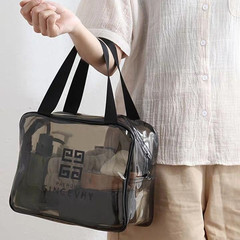Transparent PVC makeup bag cosmetic storage bag travel toiletry bag ins portable waterproof storage bag makeup bag