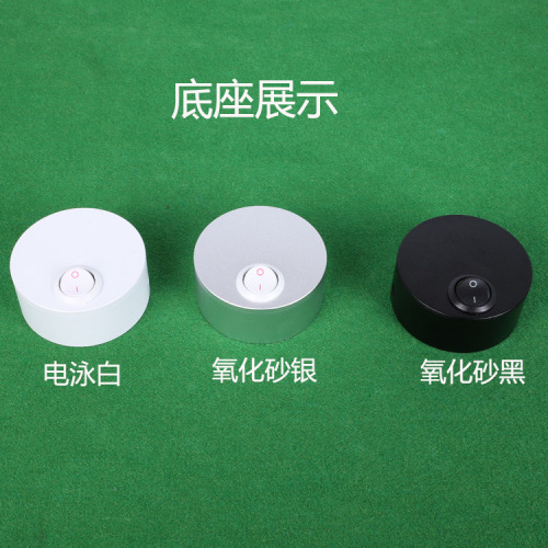 LED soft tube downlight housing kit aluminum 300mm tube with base, switch, adjustable angle 3W accessories