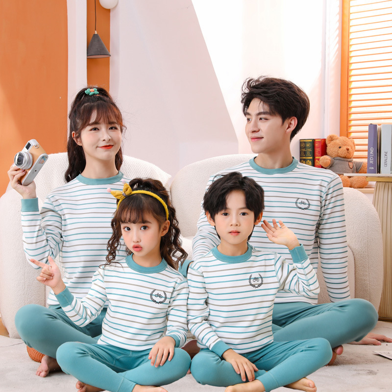 소년 열 속옷 세트 벨벳 면 어린이 가을 옷과 바지 여아 두꺼운 청소년 면 스웨터 학생