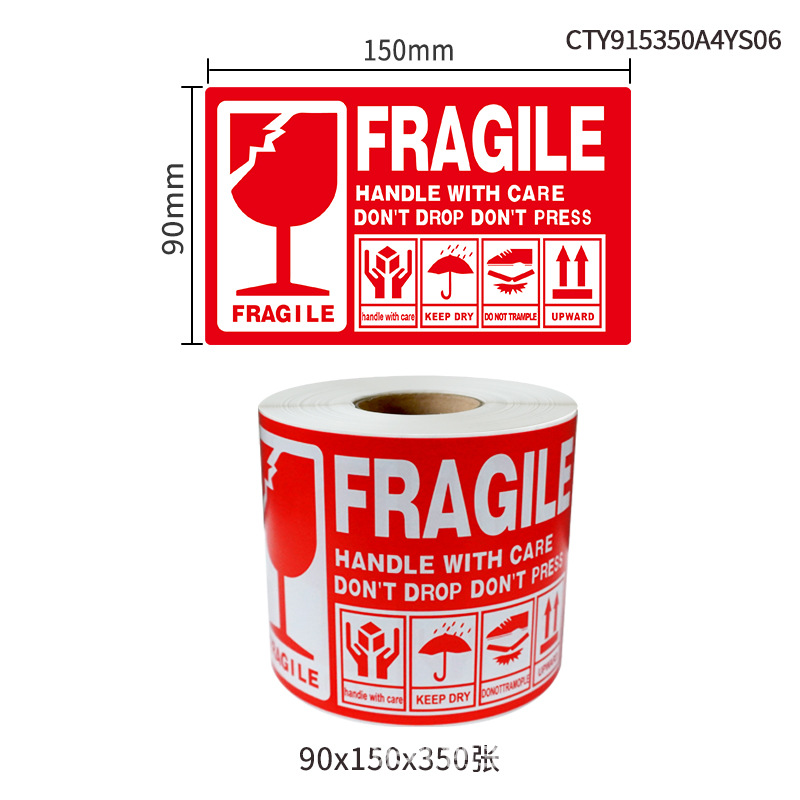 ����Ʒ��ǩֽ ��Ӣ�ľ����ǩֽfragileӢ����ֽ�����ǩ��������