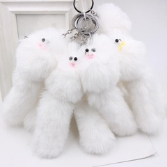 かわいいぬいぐるみのキツネのバッグのストラップが毛を落とさないかばんのストラップの鍵ストラップの小さなプレゼントメーカー直販