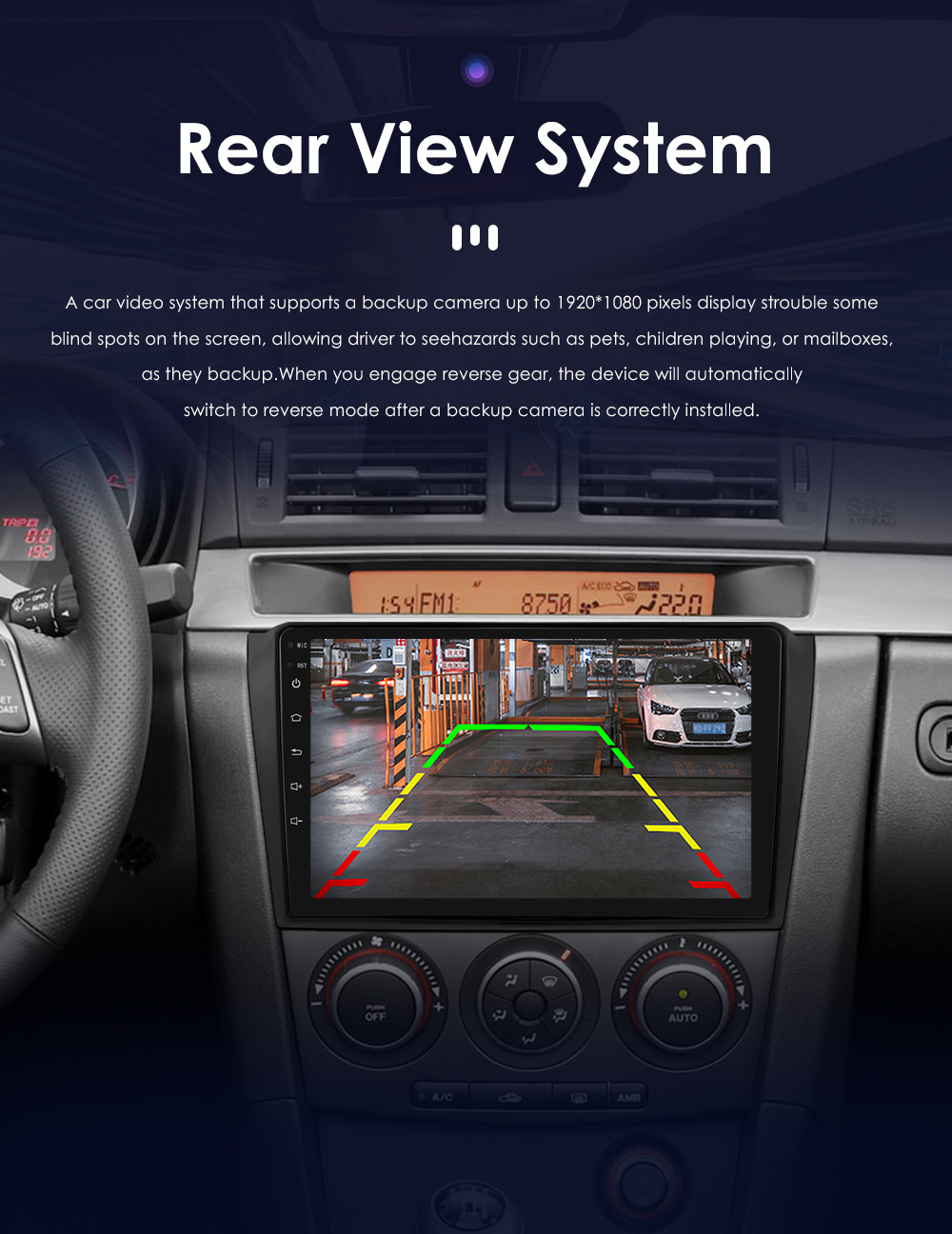 9inch Android Navigation Is Suitable for 04-09 Mazda3 Central Control Navigation System Car Mp5 Player Smart Device