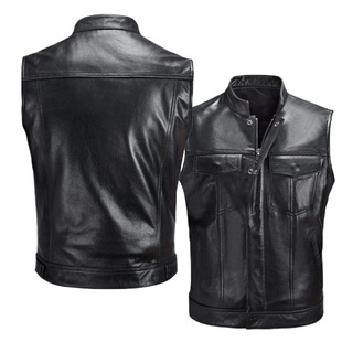 Cross-border wholesale 902 leather men's vest a generation of hair