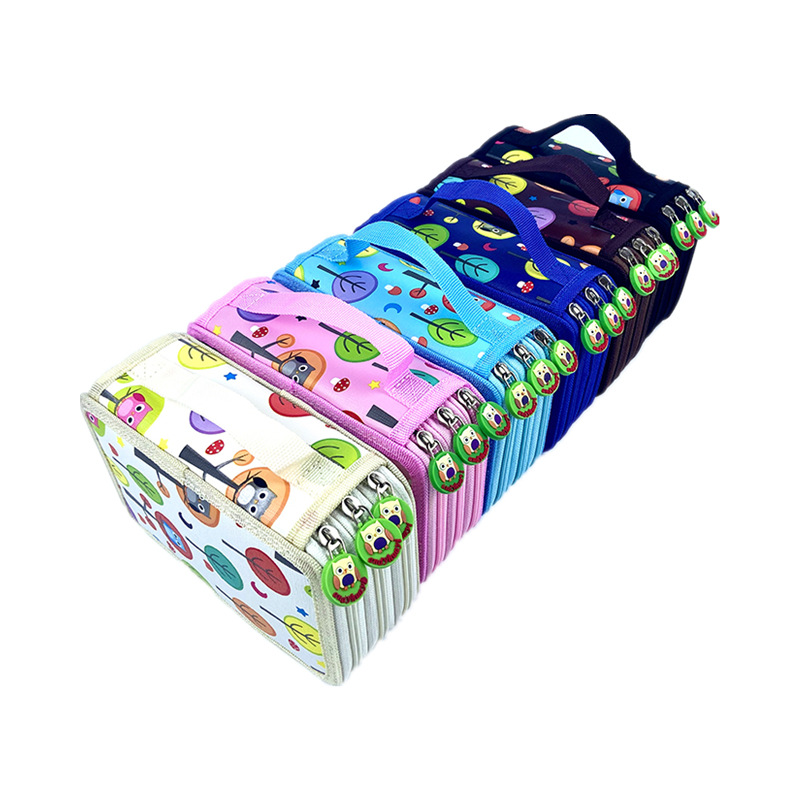 Polyurethane luxurious cosmetic bag, pencil case, school stationery, custom-made 5