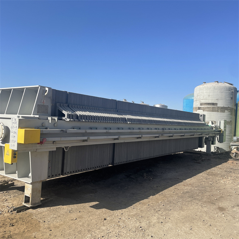 出售500平方压滤机板框式过滤 二手污泥脱水分离