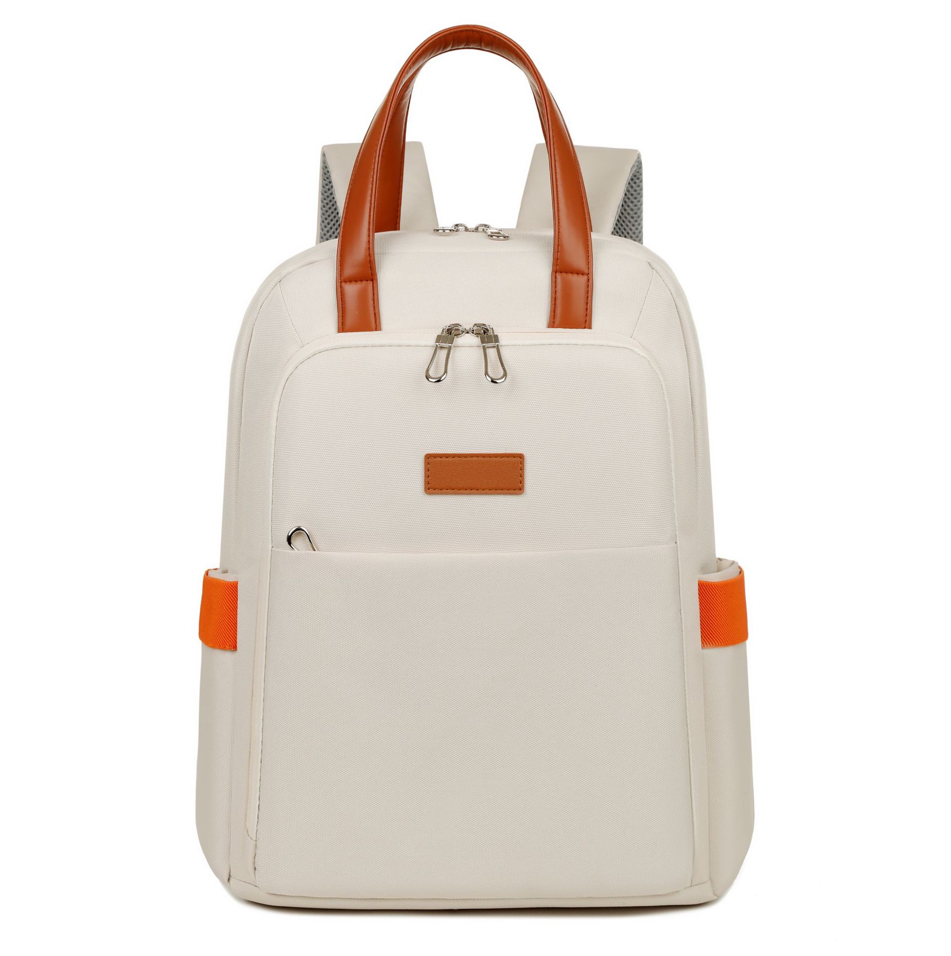 High-end women's backpack, men's Oxford fabric, large-capacity, multi-functional, durable and fashionable business backpack Specification drawing