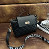 Fashionable lock, one-shoulder bag