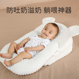 Anti-Vomiting Baby Slope Pad Newborn Pillow Baby Feeding Nursing Pillow Lying Feeding Overflow Milk Choking Pillow Amazon