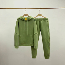 跨境男子联名全棉健康布针织反光天条运动休闲套装卫衣659卫裤661