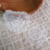 Ou Genfang embroidered round cushion embroidered cloth DIY lace supplementary material