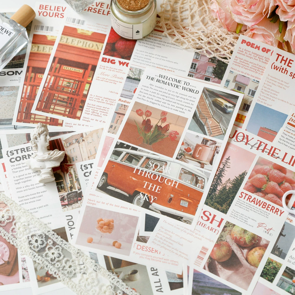 Beixiang материал бумага свежая жизнь серия креативная свежая ретро ручной счет