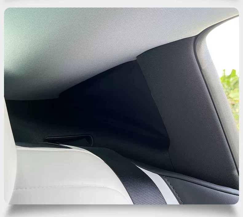 Suitable for 25 models of Zeekr 007 GT, ice crystal style opaque sunshade for car windows, providing sun protection and privacy