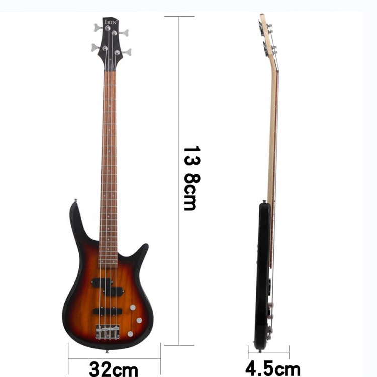 IRIN电贝司椴木四弦贝司bass4弦电贝斯初学入门专业演出摇滚乐器详情5