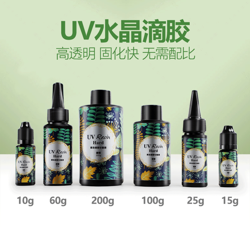 Off-the-shelf UV crystal glue High-trans...