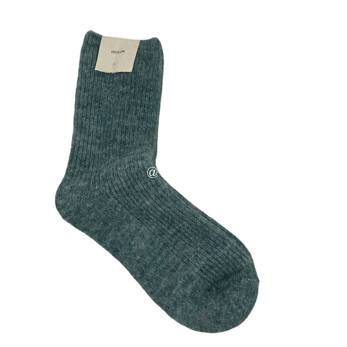 IOULOR Demi-season cashmere Japanese thin woolen knee socks, increased thickness, mid-length, Korean style