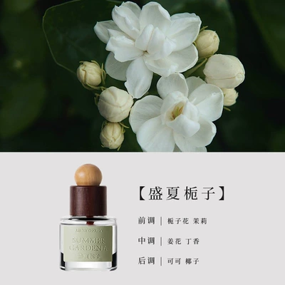 Leather retro car aromatherapy bedroom toilet deodorant car perfume fresh citrus amber fragrance wholesale (Car Perfume Aromatherapy) - midsummer-gardenia-50ml