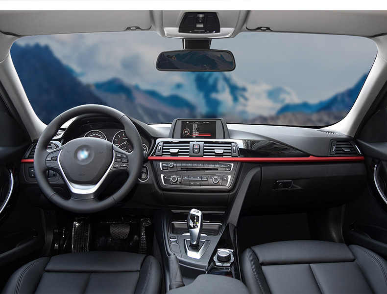 Suitable for BMW 3 Series 4 Series Sports 7-piece set BMW 3 Series central control 3 Series red sports kit 3GT kit