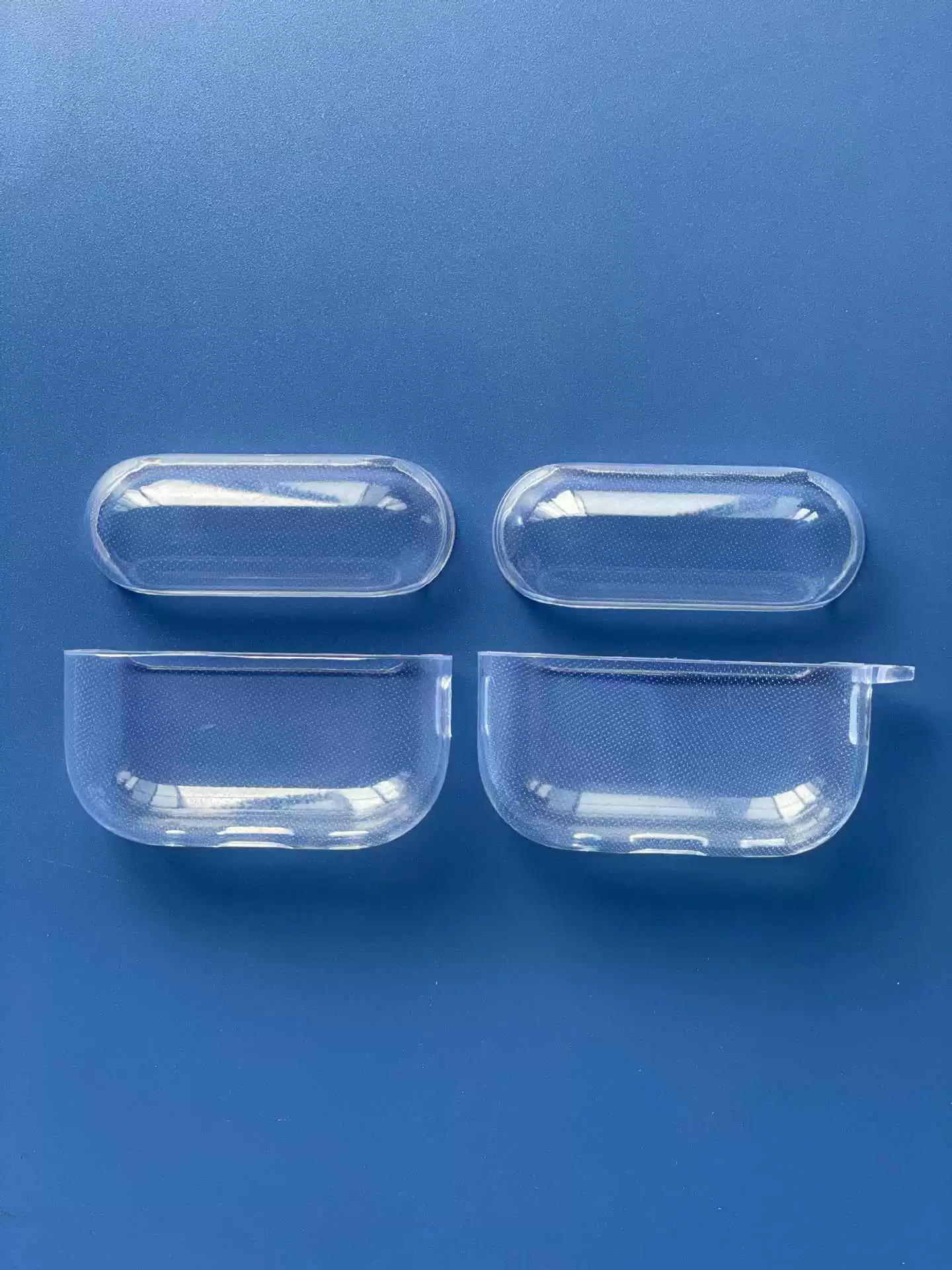 Protective case (Apple AirPods Pro2) transparent TPU/PC, hard/soft shell, lanyard options