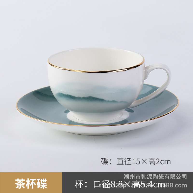 新中国式骨磁器セット食器ホテル陶磁会ホテルプレゼントセット雪山凉亭|undefined
