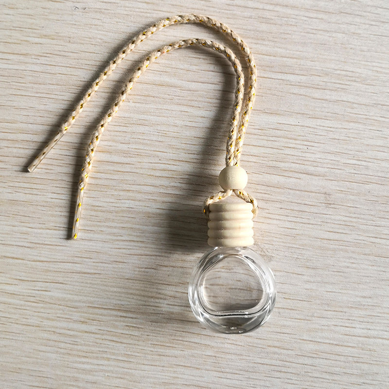 Love car perfume bottle car aromatherapy empty bottle glass pendant perfume pendant hanging car essential oil bottle_voghion.com