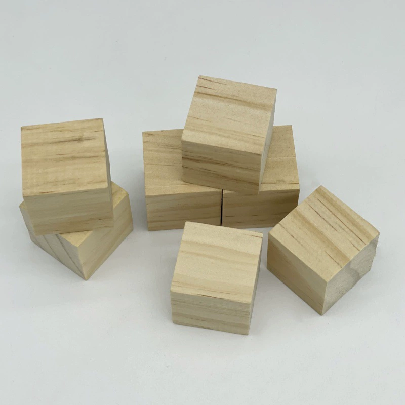 Кубы сосновый блок массива кирпичных блоков ручной работы Материал Математические учебные пособия Детская игрушка