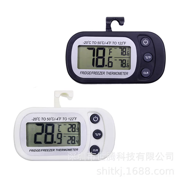 Indoor High Precision Thermometer Freezer Refrigerator Room Thermometer Electronic Digital Thermometer Suspended Thermometer