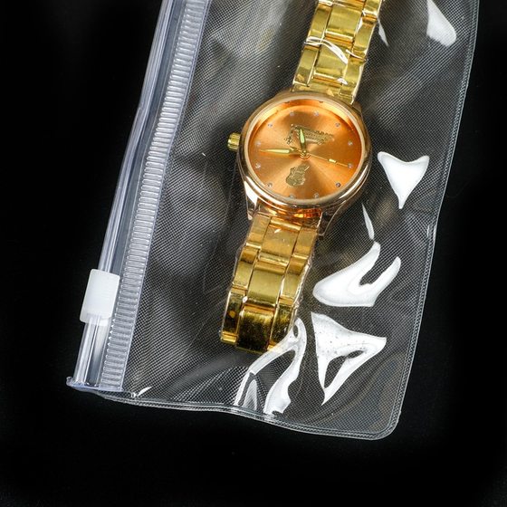 PVC watch packaging bag jewelry plastic sealed bag electronic products cosmetics self-sealing bag manufacturers wholesale