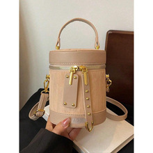 X 36246 Fashion cylinder bucket bag ʱ��ԲͲ����ˮͰ��