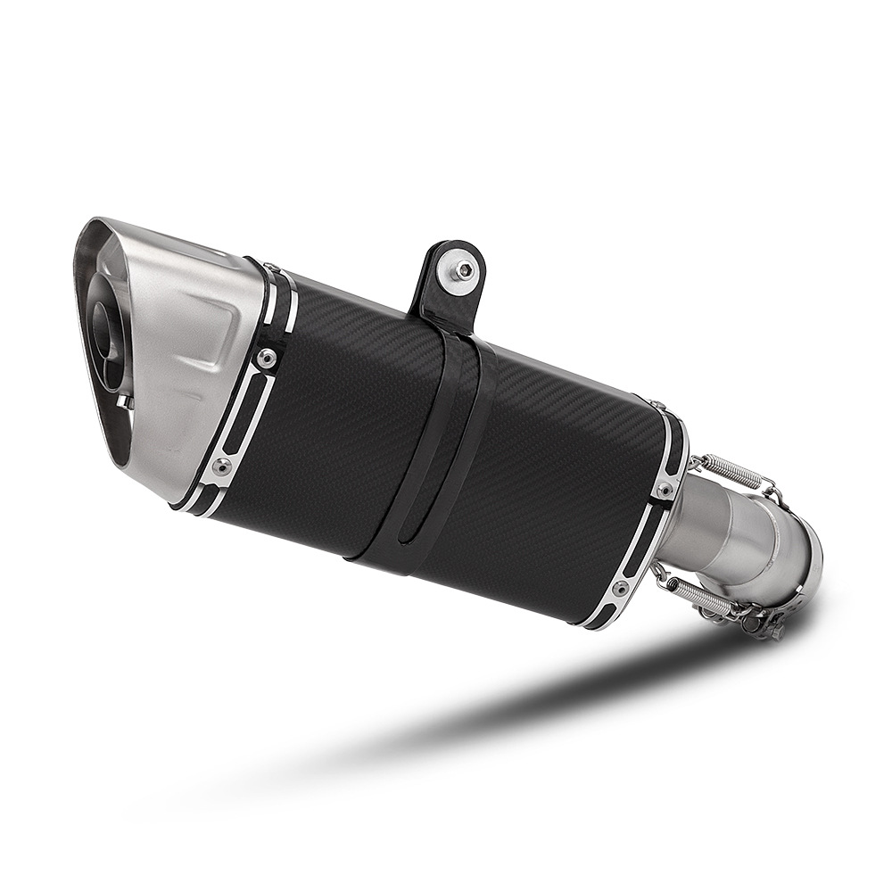 Motorcycle Exhaust Pipe Modification Zxjc Zhang Xue 500F Stainless Steel Mid-Section and Tail-Section Silencer Non-Destructive Installation