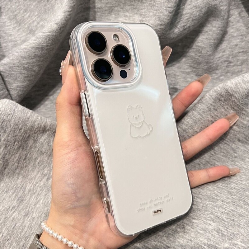 シングルレイヤーライン ウエストハイランド柄 iPhone 16 Pro Max用ケース iPhone 15/14/13/12用保護カバー IMD|undefined