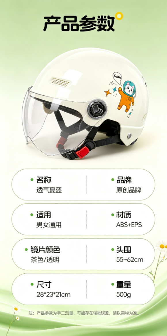National Standard 3C Certified Electric Vehicle Helmet for Girls, Summer Sun Protection, All-Season Universal Electric Motorcycle Safety Helmet