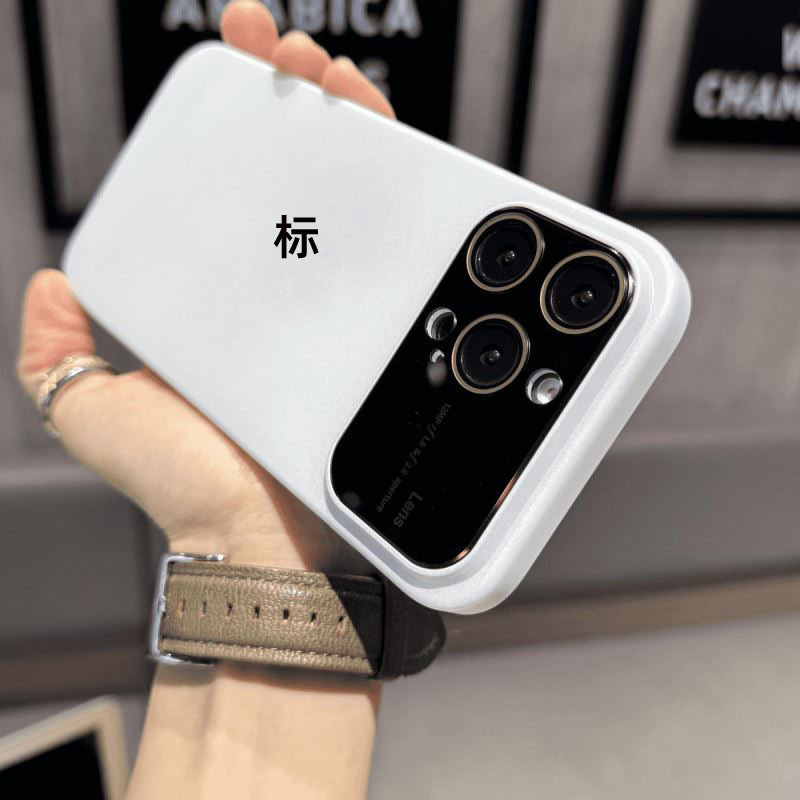 秒变17大视窗适用苹果16promax超薄PC磨砂手机壳13带镜头膜15全包|undefined