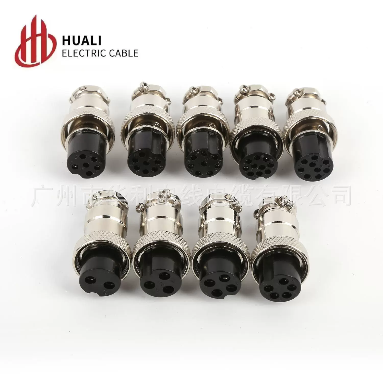 航空插头GX12母头2芯3芯4芯5芯6芯母接头连接器RS765小电流半套