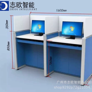 电动升降屏风考试桌学校用升降屏风桌一桌多用屏风隐藏升降桌