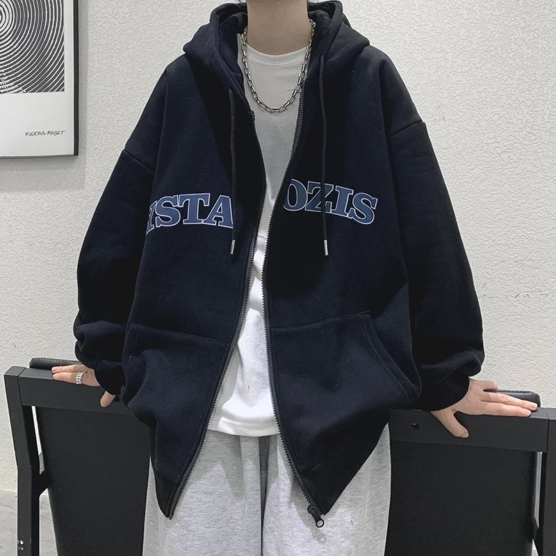 拉链有帽卫衣