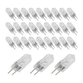 30个 颜色：图片色 材质：塑料 G4卤素灯珠12V20W低压插脚水晶灯