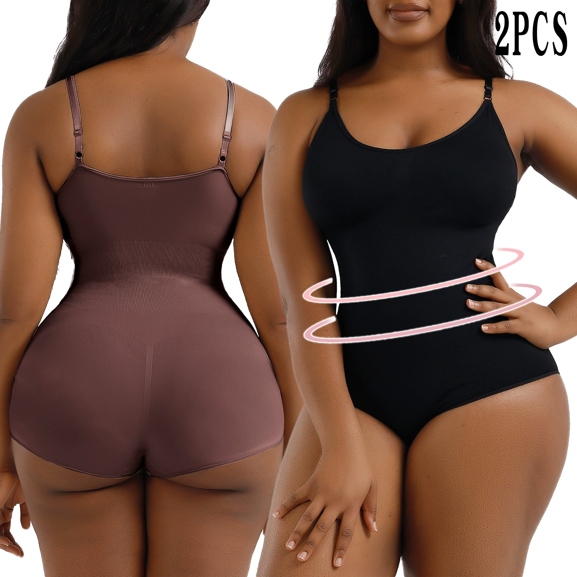 Постpartum Shapewear Bodysuit, European Style, Plus Size, Hip-Lifting Support
