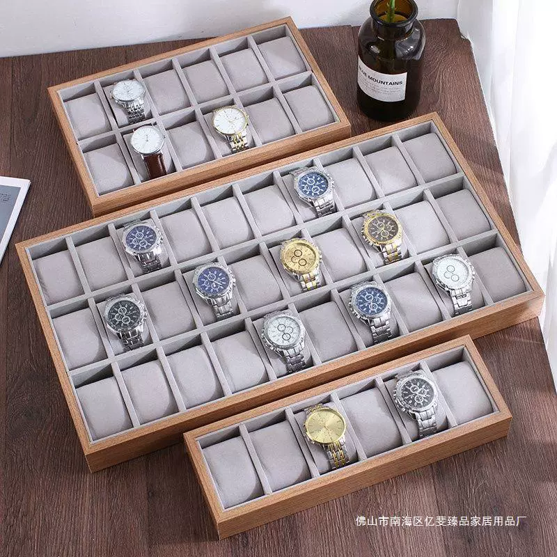 Новые часы из розового дерева с рисунком