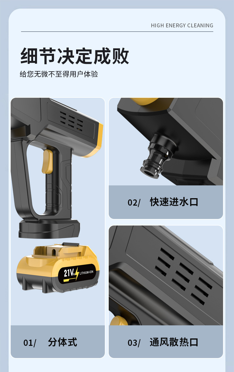 Cross-border wholesale of vehicle-mounted water guns, garden cleaning and spraying machines, and agricultural spraying machines