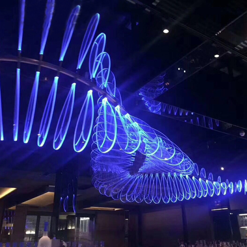 Bar ambiente lámpara candelabro iluminación de bar ktv colorido correr lámpara de quilla de bar limpio hotel lobby lámpara de escritorio