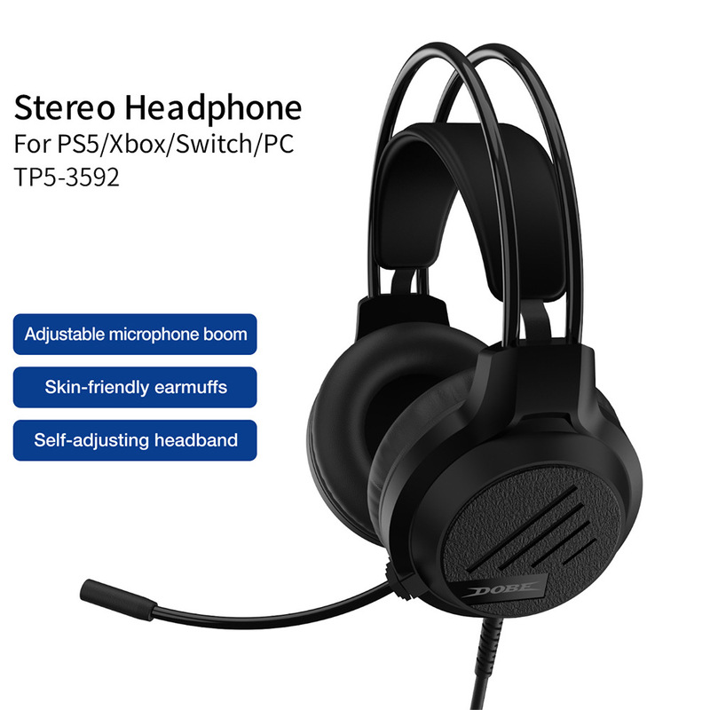 Ps5 Wired Headphones, Universal for Xbox/Switch/Pc, Wired Gaming Headset with Microphone Ps5 Wired Headphones, Universal for Xbox/Switch/Pc, Wired Gaming Headset with Microphone