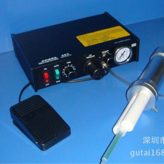 供应手电筒气动混合枪点胶工具气动胶枪50ML气动枪