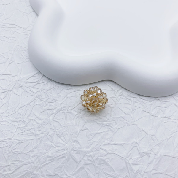 Creative woven beads handmade with zircon