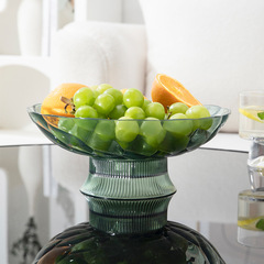 Light Luxury High-End Fruit Bowl Household Living Room Coffee Table Snack Plate Candy Plate Storage Box Drainable Fruit Bowl