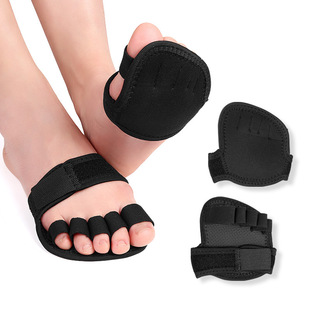 Five Fingers and Half Palms Yoga Socks Hallux Valgus Overlapping Hammer Toe Splitter Ballet Anti-Abrasion Forefoot Mat