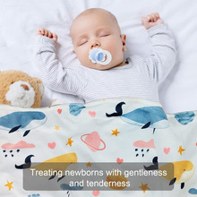 跨境全棉婴儿豆豆毯抱毯宝宝推车盖毯包被儿童游戏毯子抱被宠物毯