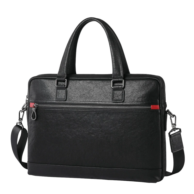 Trend leather bag for leisure, high-end, genuine leather
